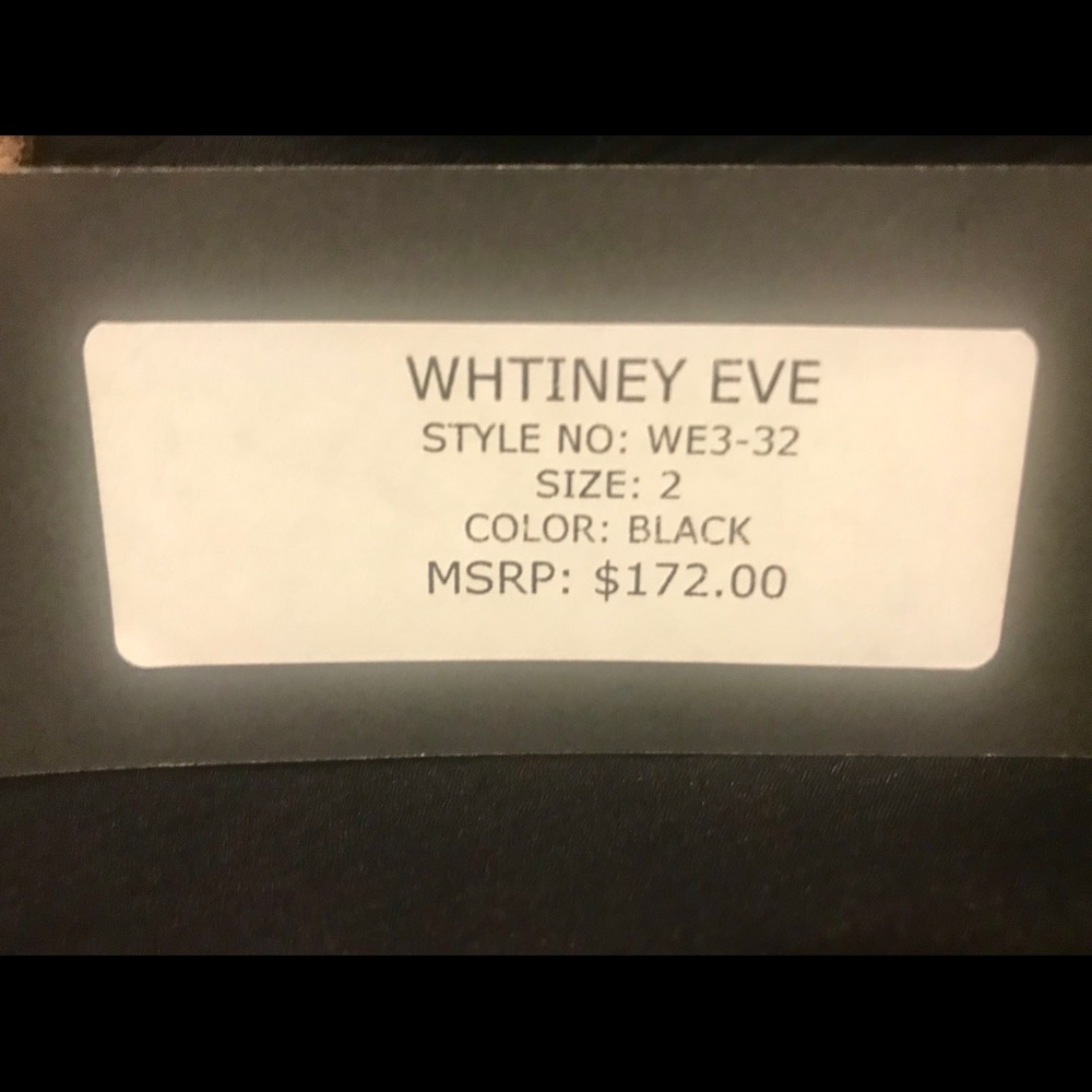 NWT Whitney Eve Size 2 XS Black dress lace top - Picture 5 of 5